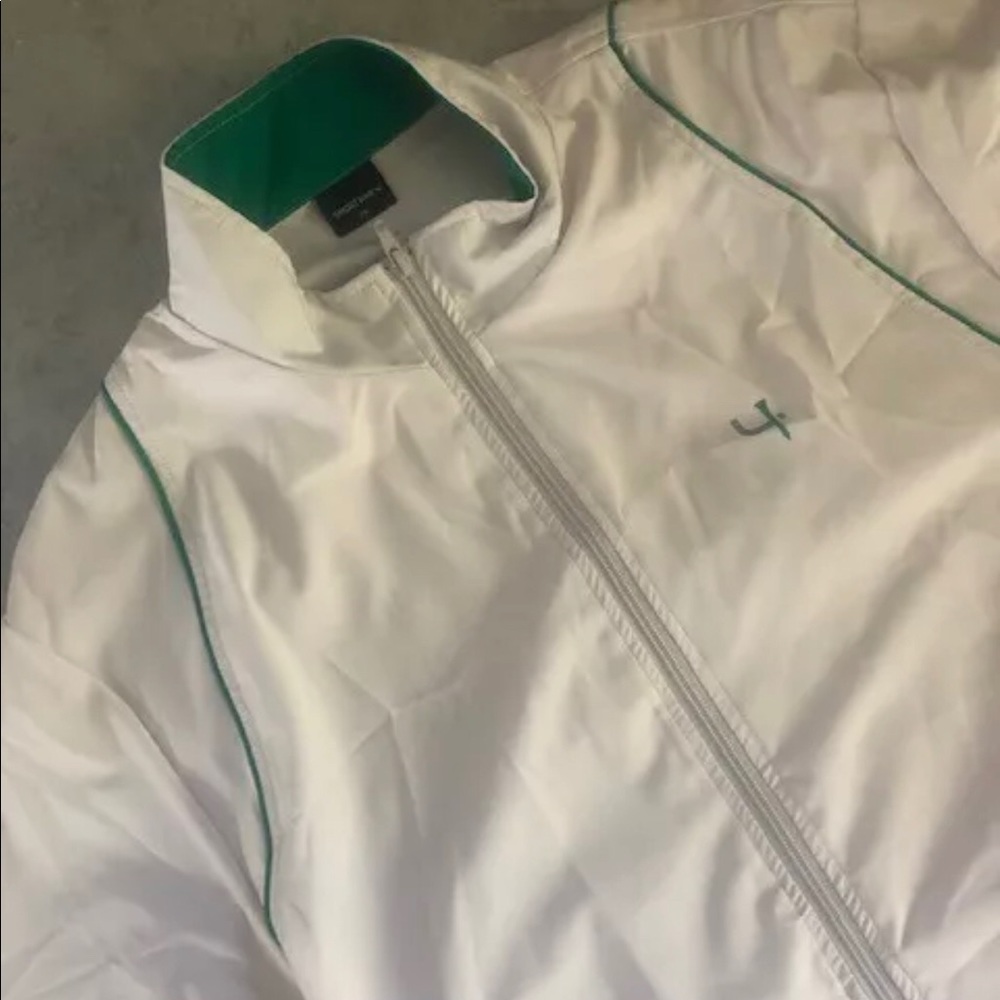 Short par 4 Golf stone green lightweight jacket